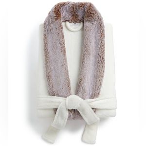 NIB Hotel Collection Faux Fur Robe